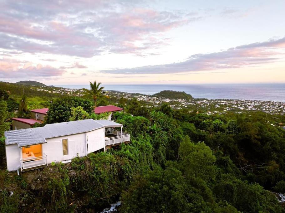 "La Ravine" Prive, Luxe, Avec Une Vue Unique Saint-Joseph Exteriér fotografie