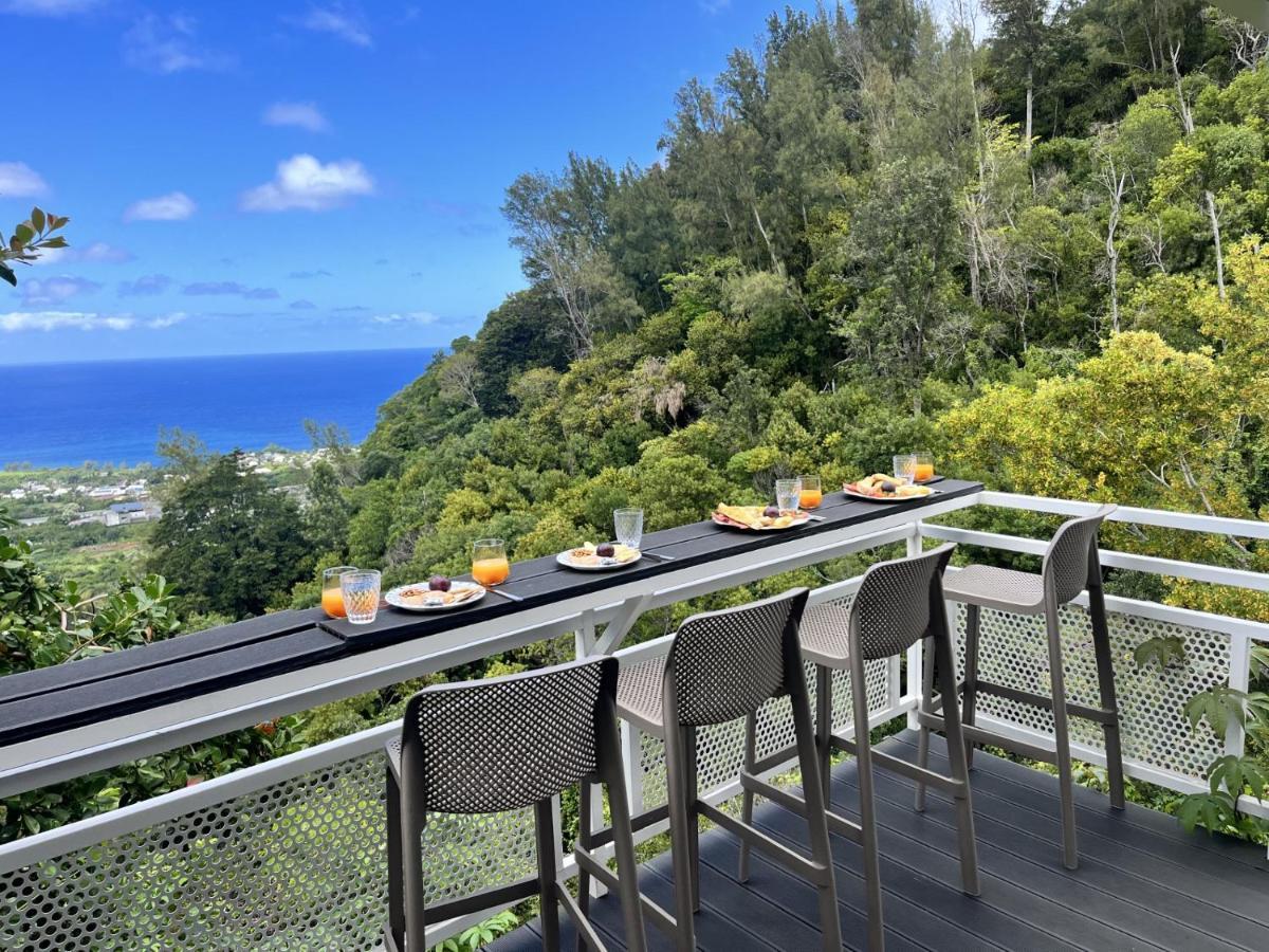 "La Ravine" Prive, Luxe, Avec Une Vue Unique Saint-Joseph Exteriér fotografie